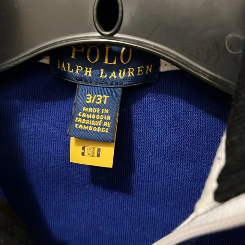 RALPH LAUREN POLO SPORT - 3T TODDLER BOYS FULL ZIP TRACK JACKET EUC LIKE NEW - Picture 6 of 10